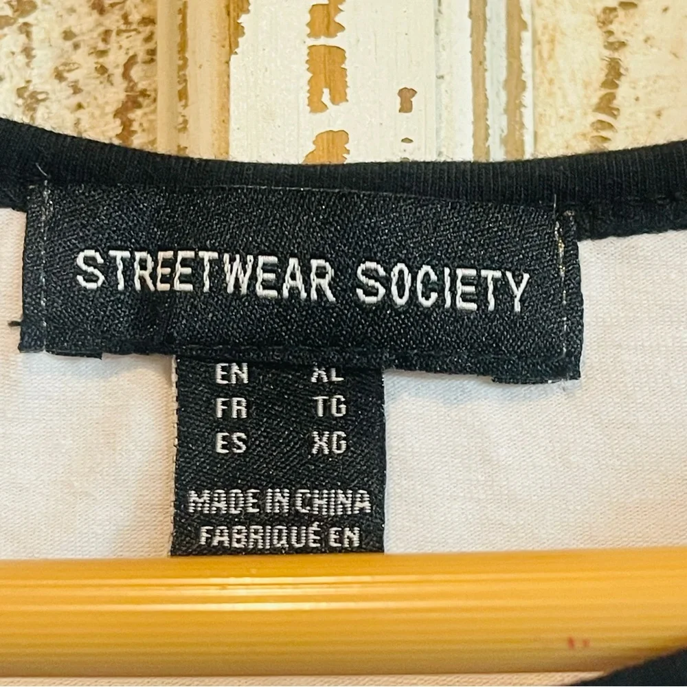 White Graphic Rock Tour T-Shirt - Picture 4 of 8